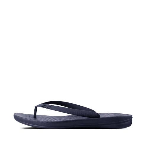 Fitflop IQUSHION Ergonomic Flip Flops Herre Marineblå | 987345-W