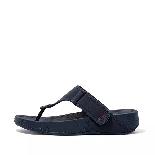 Fitflop TRAKK II Vann-Resistant Tå-Post Sandaler Herre Marineblå | 684059-K