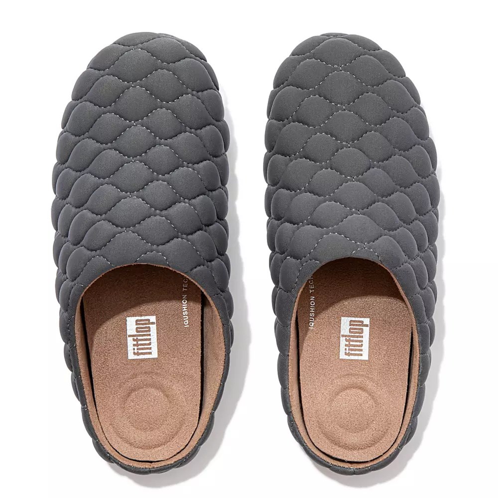 Fitflop CHRISSIE Quilted Tøfler Dame Mørke Grå | 831405-R