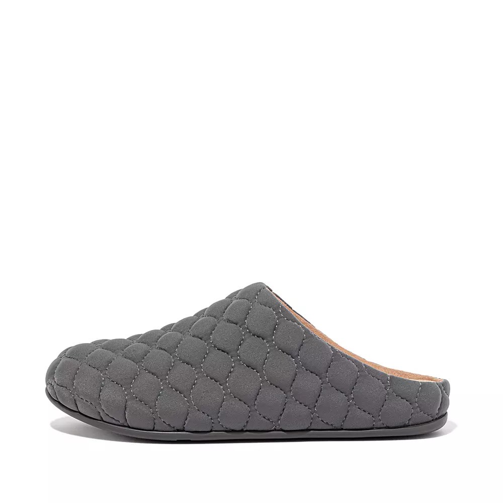 Fitflop CHRISSIE Quilted Tøfler Dame Mørke Grå | 831405-R