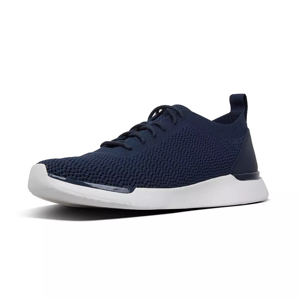 Fitflop FLEXKNIT Joggesko Herre Marineblå | 432619-S