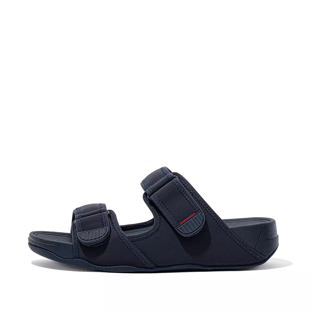 Fitflop GOGH MOC Vann-Resistant Badesandaler Herre Marineblå | 619578-C