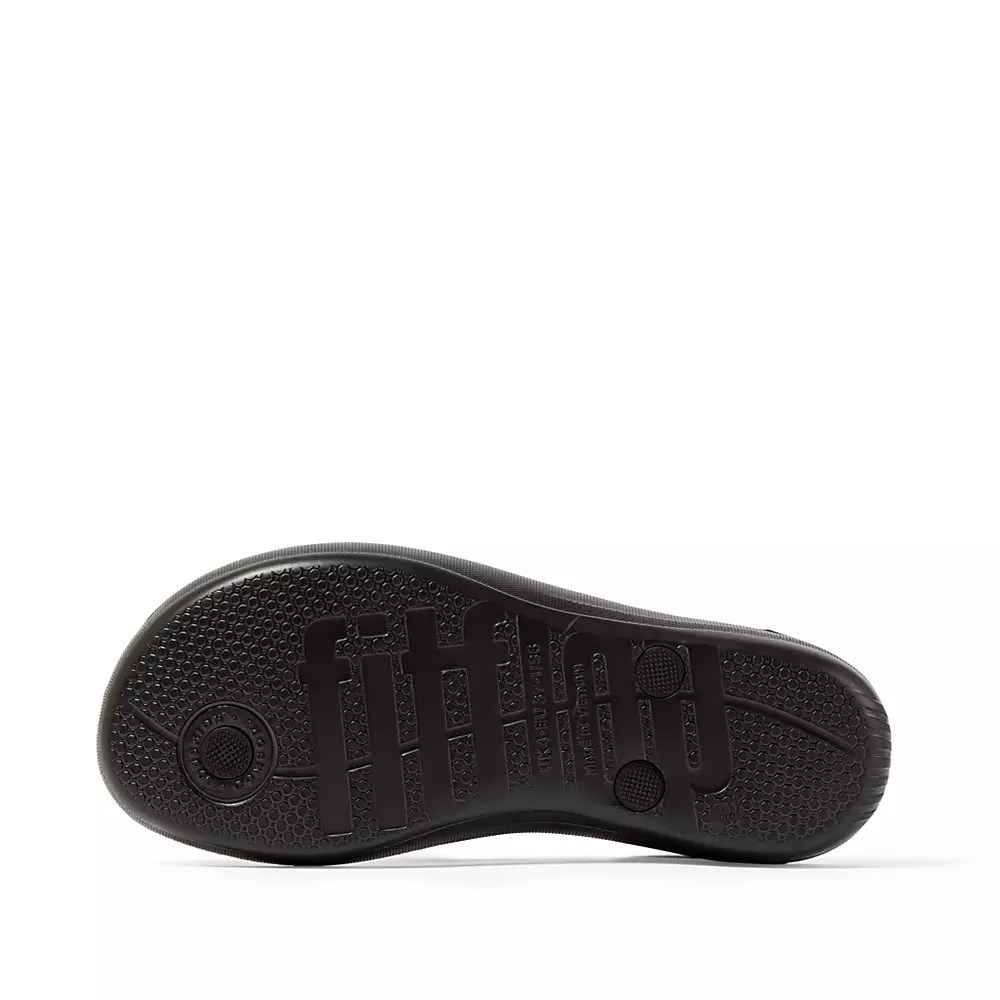 Fitflop IQUSHION Ergonomic Flip Flops Dame Svarte | 169380-O