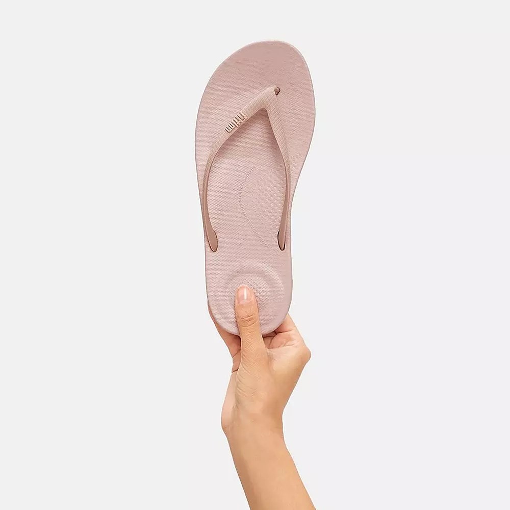 Fitflop IQUSHION Ergonomic Flip Flops Dame Rosa | 450738-Q