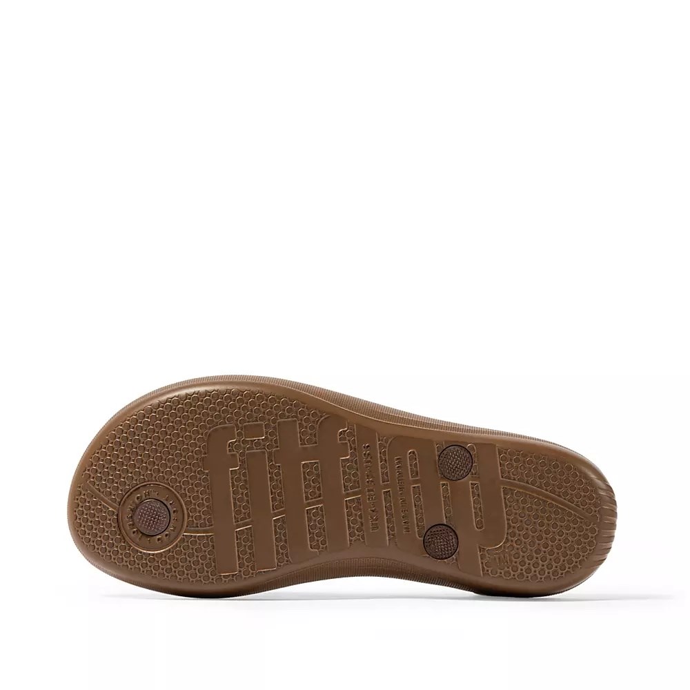 Fitflop IQUSHION Ergonomic Flip Flops Dame Brune | 456219-R