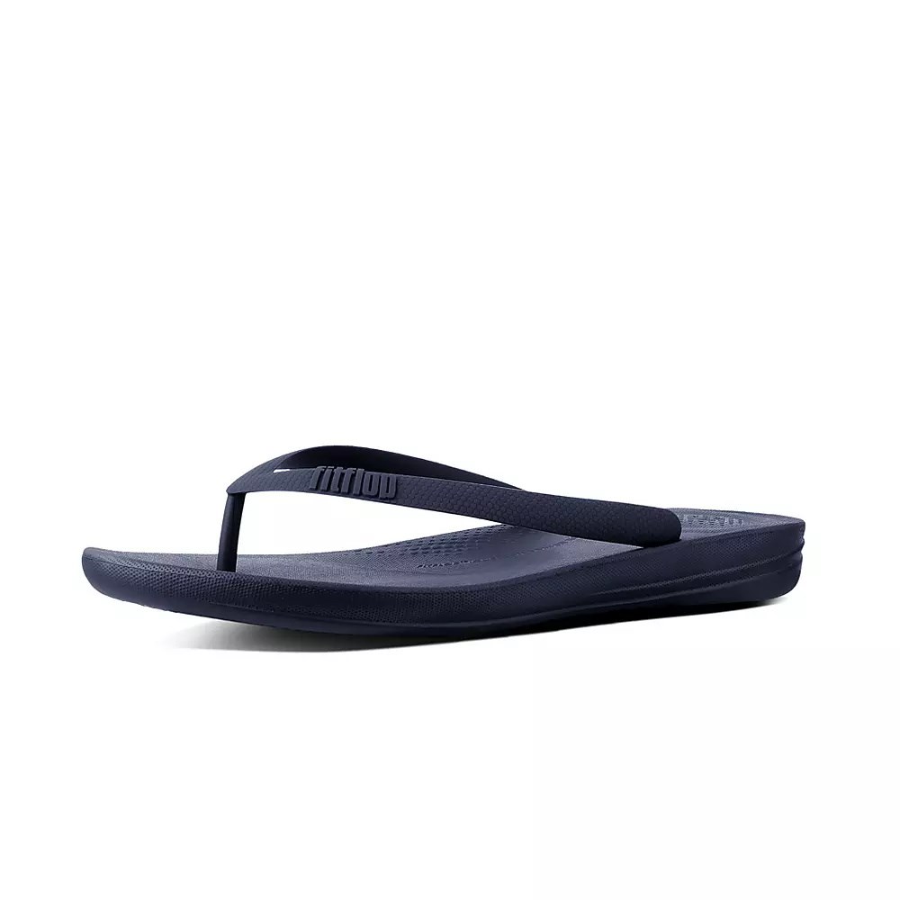 Fitflop IQUSHION Ergonomic Flip Flops Herre Marineblå | 987345-W