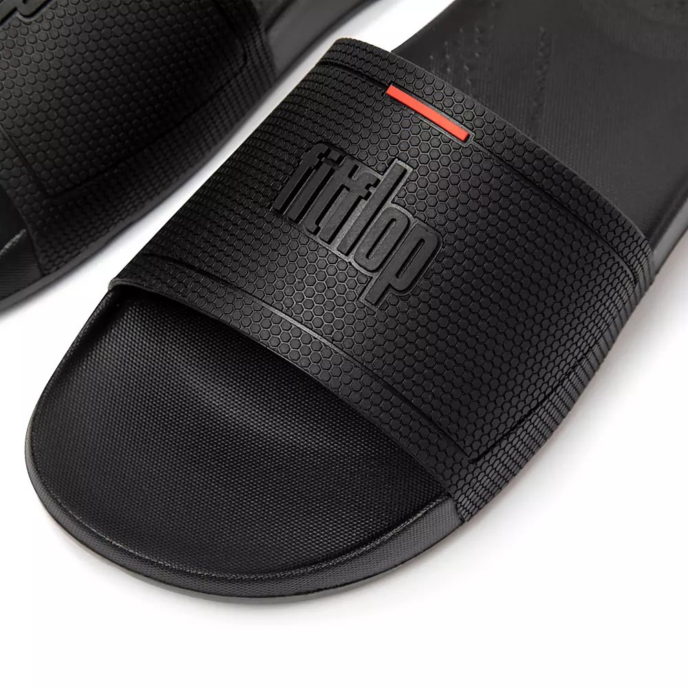 Fitflop IQUSHION Pool Badesandaler Dame Svarte | 259378-H