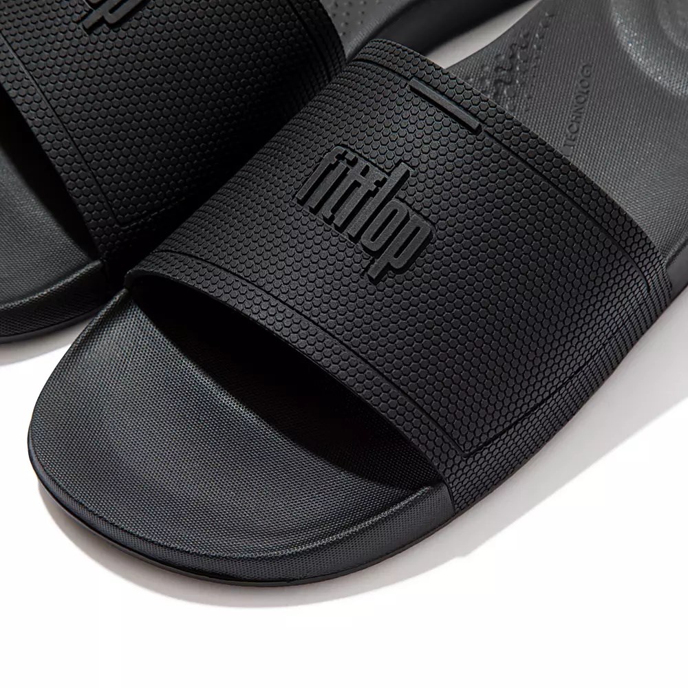 Fitflop IQUSHION Pool Badesandaler Herre Svarte | 937451-S