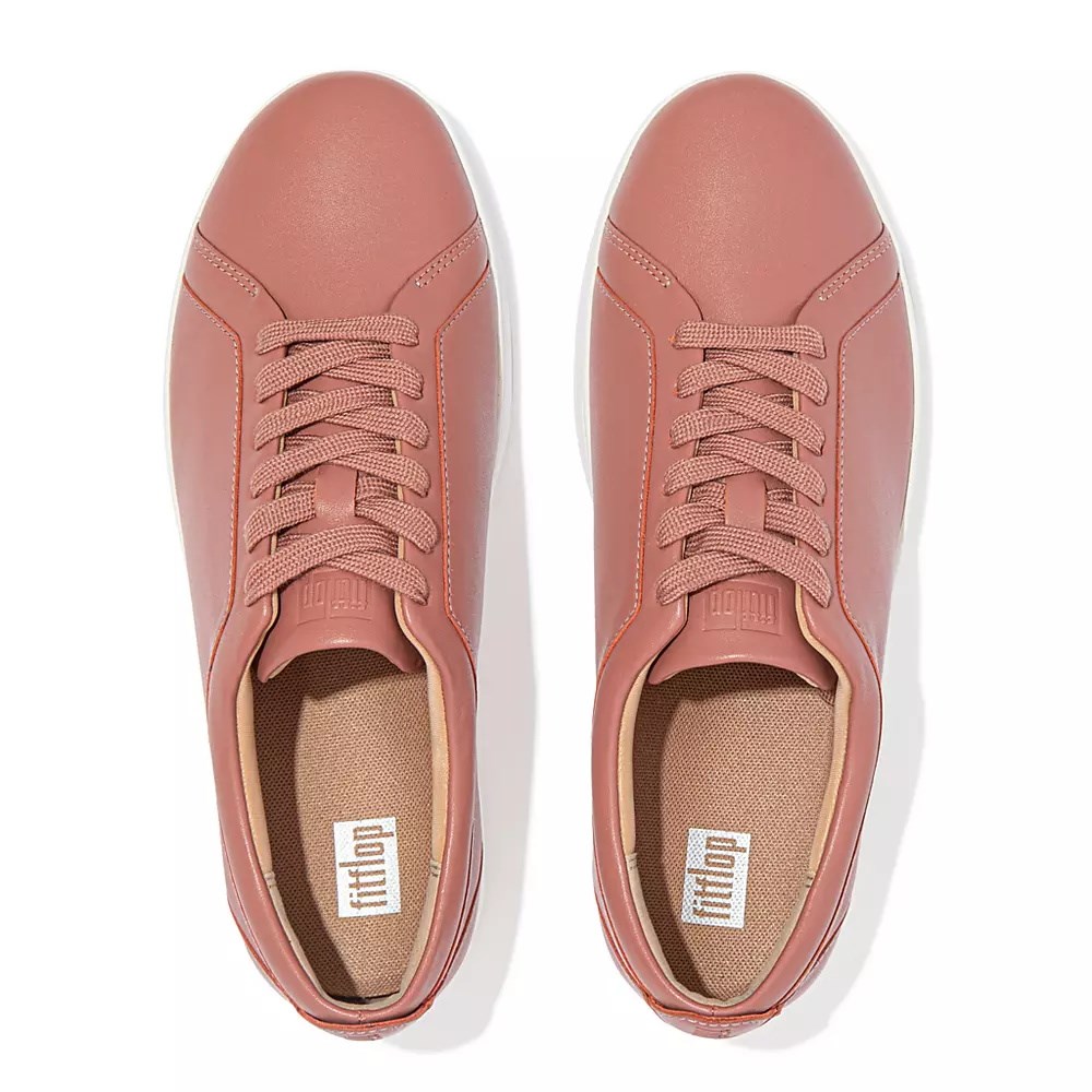 Fitflop RALLY Lær Joggesko Dame Rosa | 316250-B