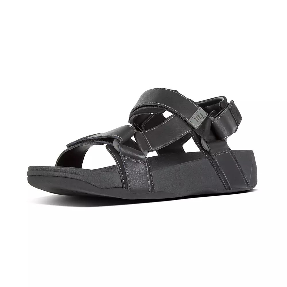 Fitflop RYKER Back-Reima Sandaler Herre Svarte | 862407-C