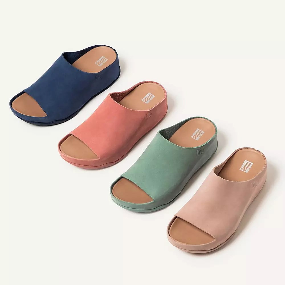 Fitflop SHUV Nubuck Badesandaler Dame Marineblå | 816904-X