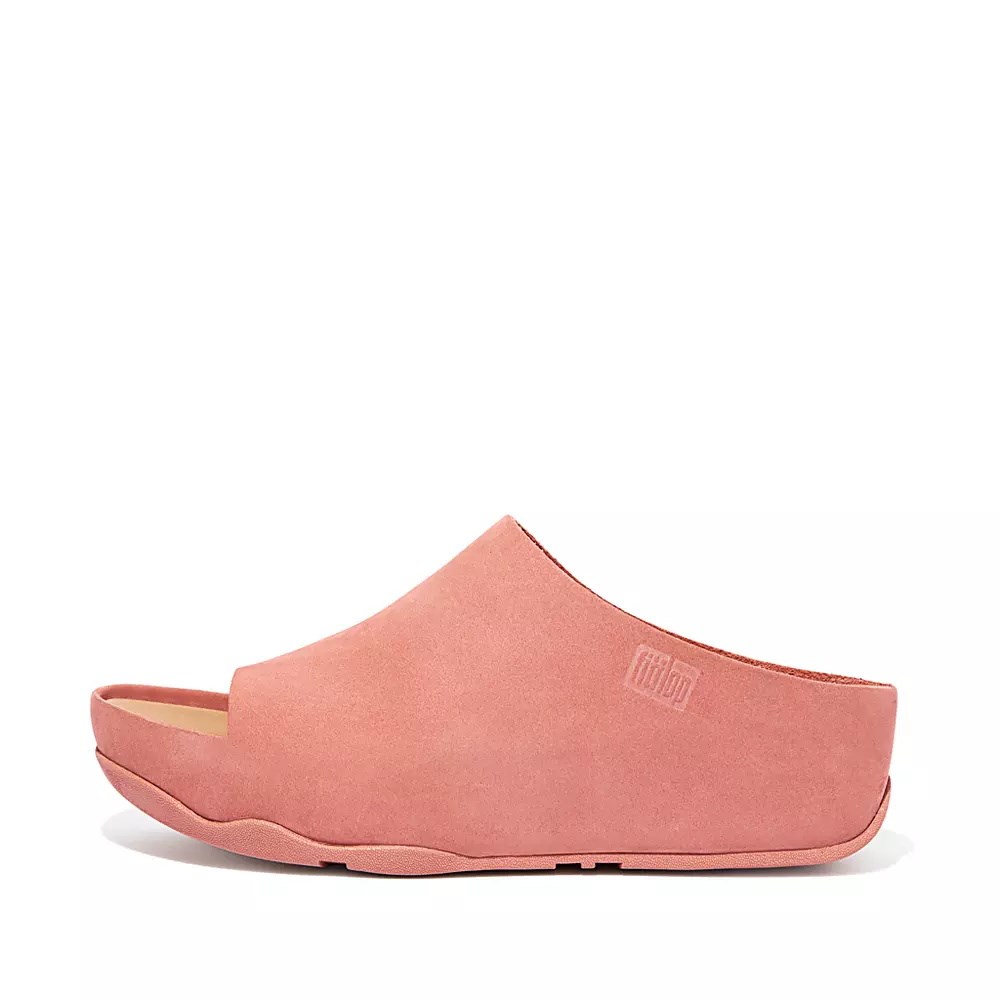 Fitflop SHUV Nubuck Badesandaler Dame Rosa | 173048-Y