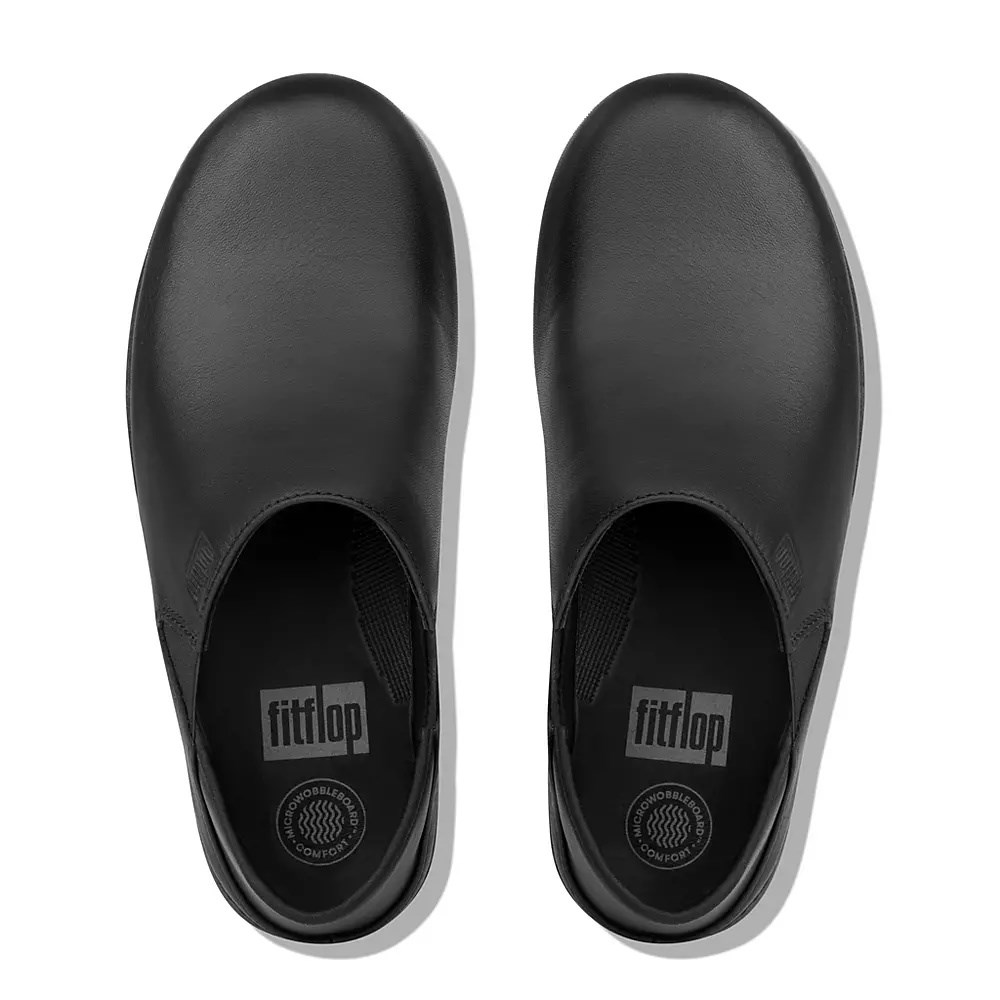 Fitflop SUPERLOAFER Lær Loafers Dame Svarte | 701549-J