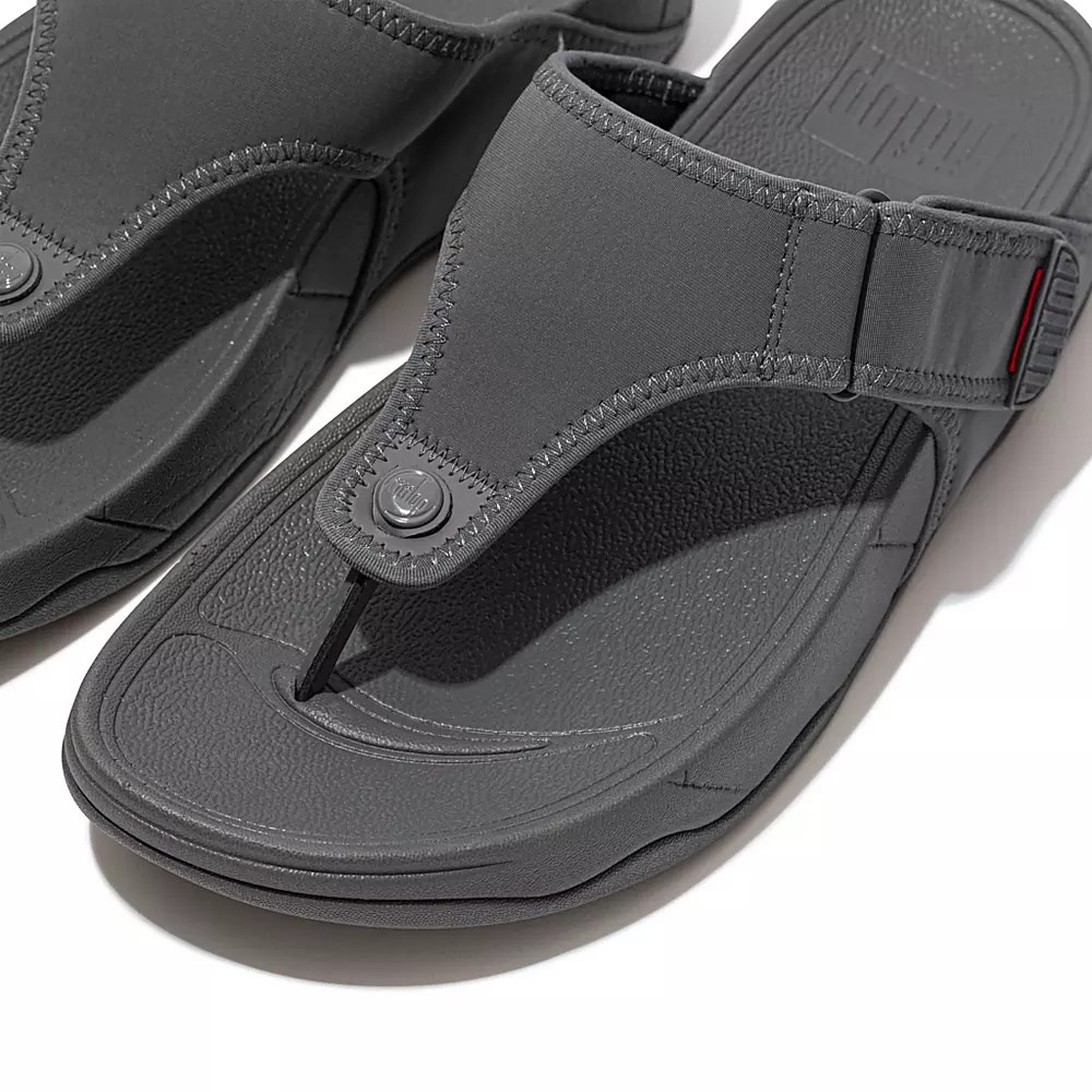 Fitflop TRAKK II Vann-Resistant Tå-Post Sandaler Herre Grå | 368092-L