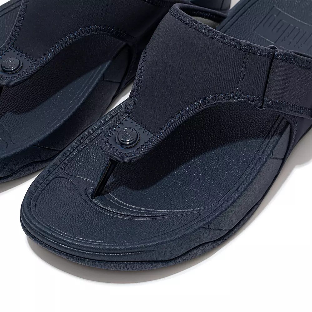 Fitflop TRAKK II Vann-Resistant Tå-Post Sandaler Herre Marineblå | 684059-K