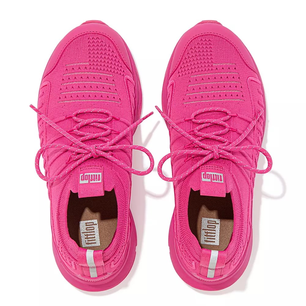 Fitflop VITAMIN FF Knit Joggesko Dame Rosa | 475089-G