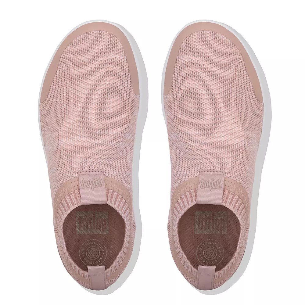 Fitflop ÜBERKNIT Slip On Joggesko Dame Rosa | 362905-R