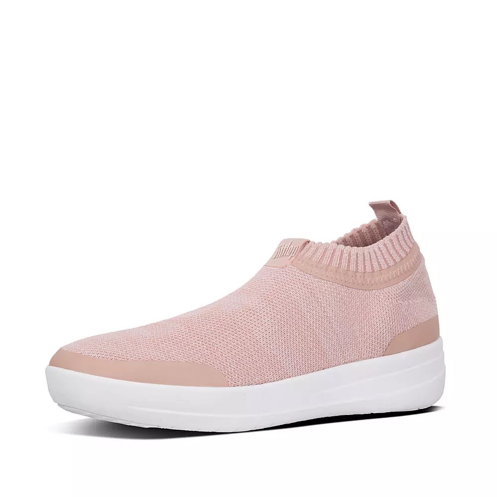 Fitflop ÜBERKNIT Slip On Joggesko Dame Rosa | 362905-R